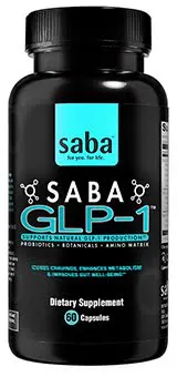 Saba GLP-1 60 Capsules Daily Metabolic Wellness