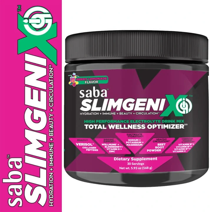 Saba Slimgenix X Hydration and Wellness Drink Mix